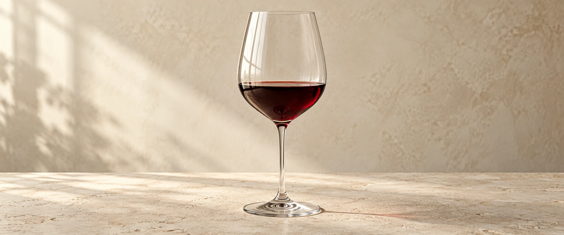 Composición editorial de una copa de vino, compartida por los próximos lanzamientos